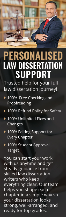 PERSONALISED LAW DISSERTATION SUPPORT